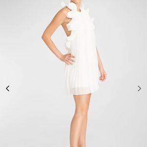 Amur Mimi ruffled halter dress
